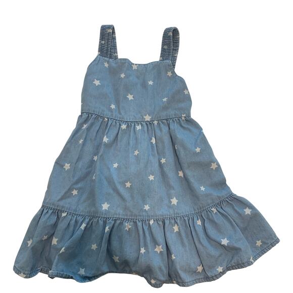 Wonder Nation Pink Gingham and Blue Chambray Dresses - Picture 8 of 8